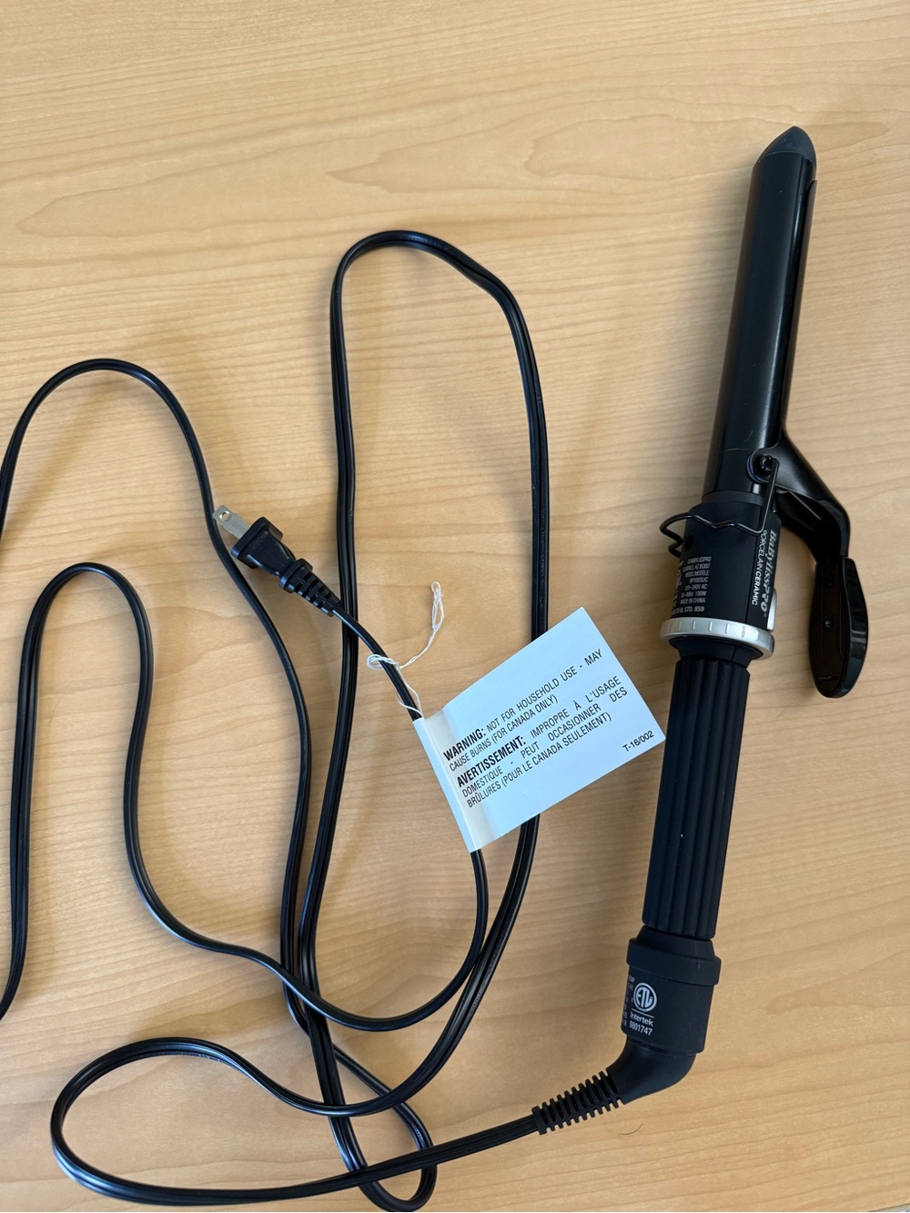 BaByliss Black Curling Iron - Picture 3 of 3